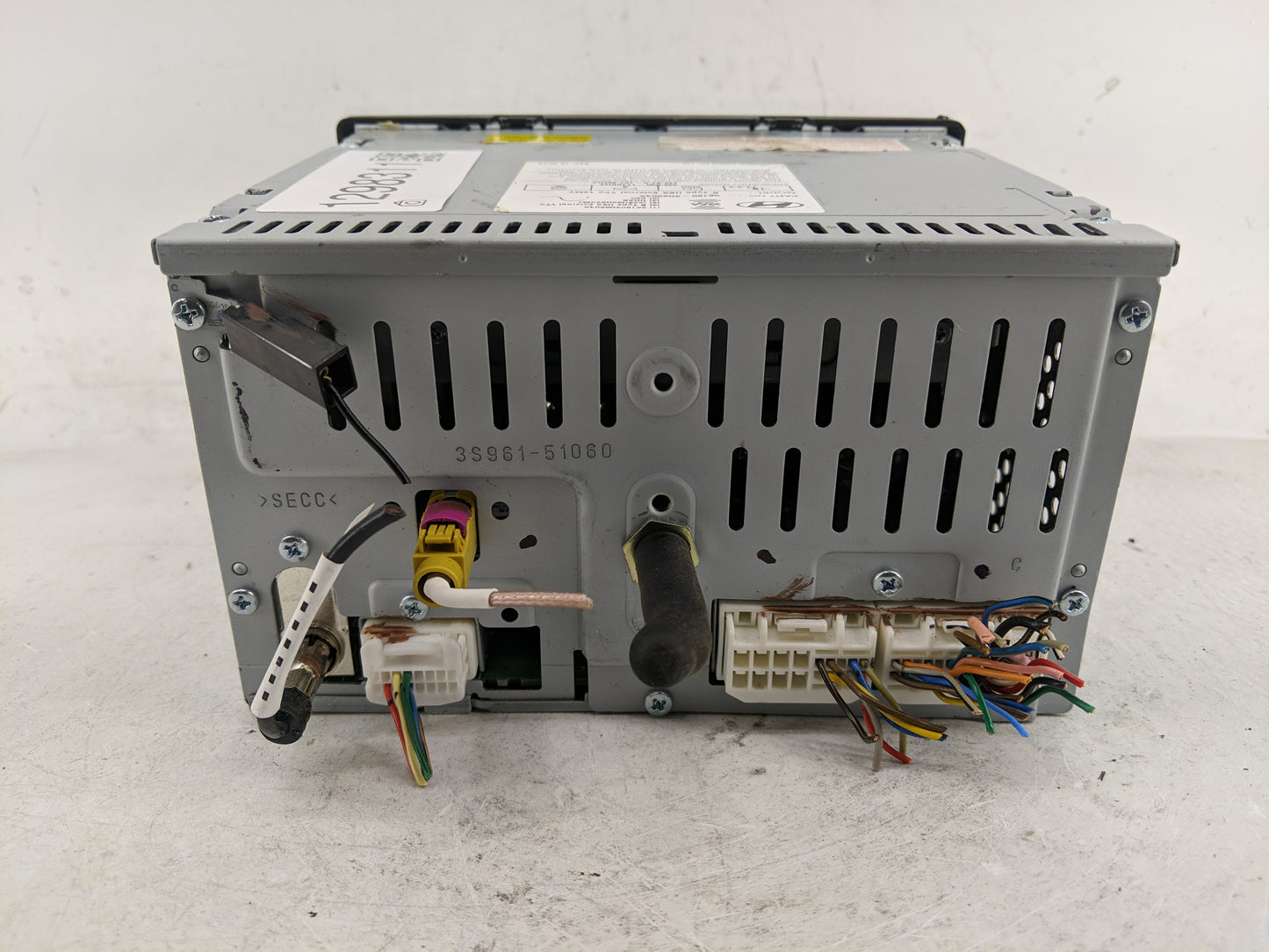 2013-2014 Hyundai Sonata Radio AM FM Cd Player Receiver Replacement P/N:96180-3Q8504X Fits Fits 2013 2014 OEM Used Auto Part