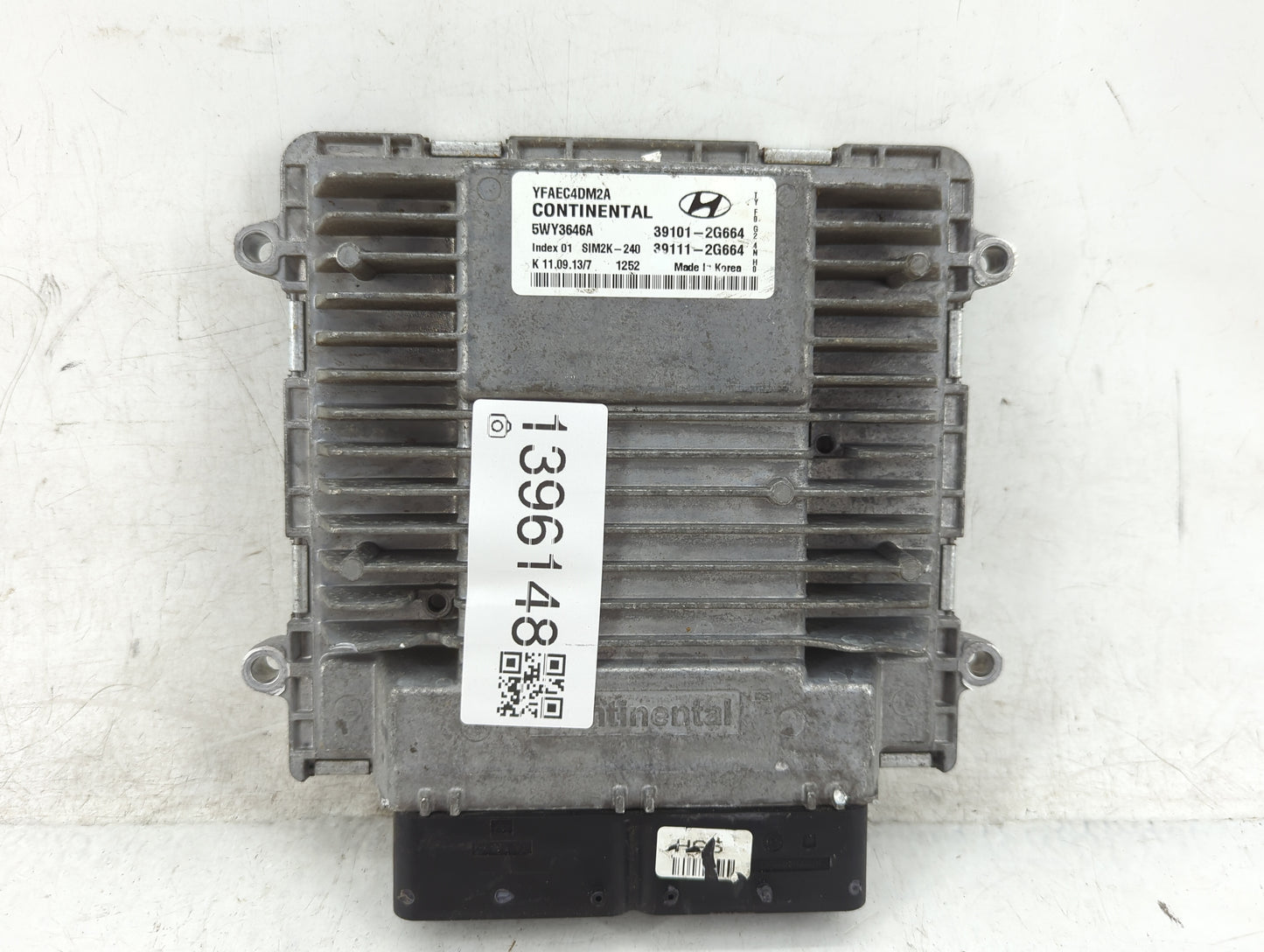 2011-2014 Hyundai Sonata PCM Engine Control Computer ECU ECM PCU OEM P/N:39111-2G664 39101-2G664 Fits Fits 2011 2012 2013 20