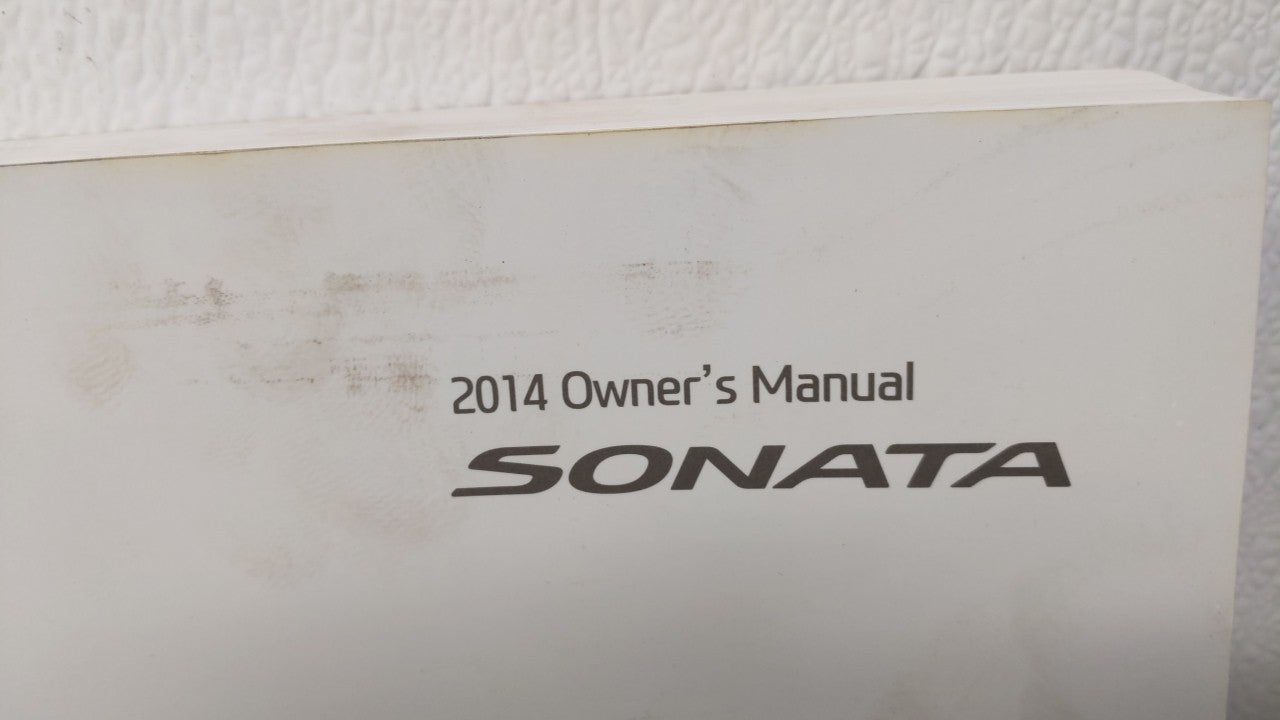 2014 Hyundai Sonata Owners Manual Book Guide OEM Used Auto Parts - Oemusedautoparts1.com
