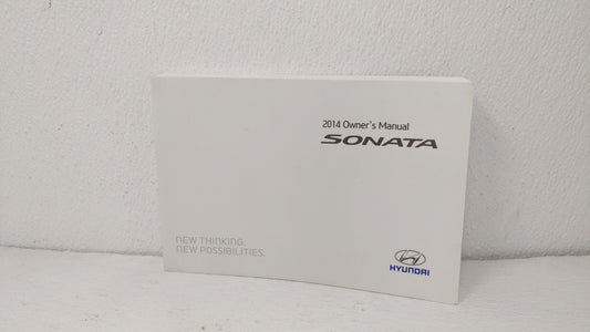 2014 Hyundai Sonata Owners Manual Book Guide OEM Used Auto Parts