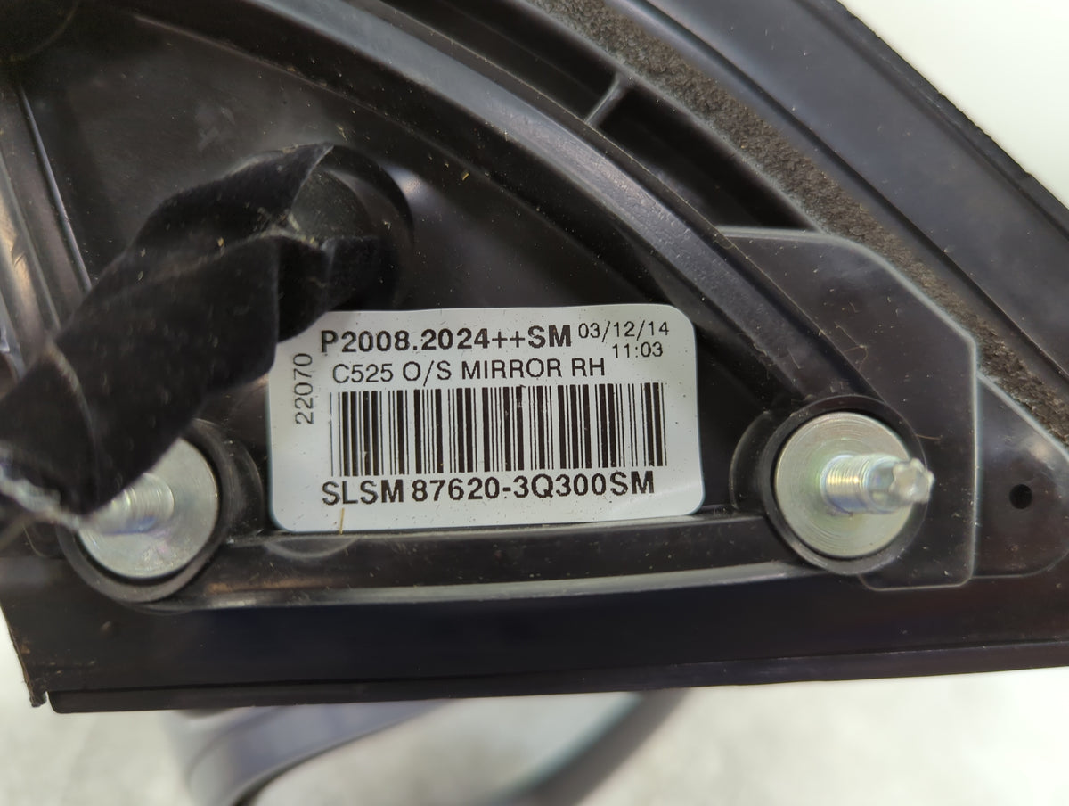 2011-2014 Hyundai Sonata Passenger Side View Mirror - Right Door Mirror OEM Used - Oemusedautoparts1.com
