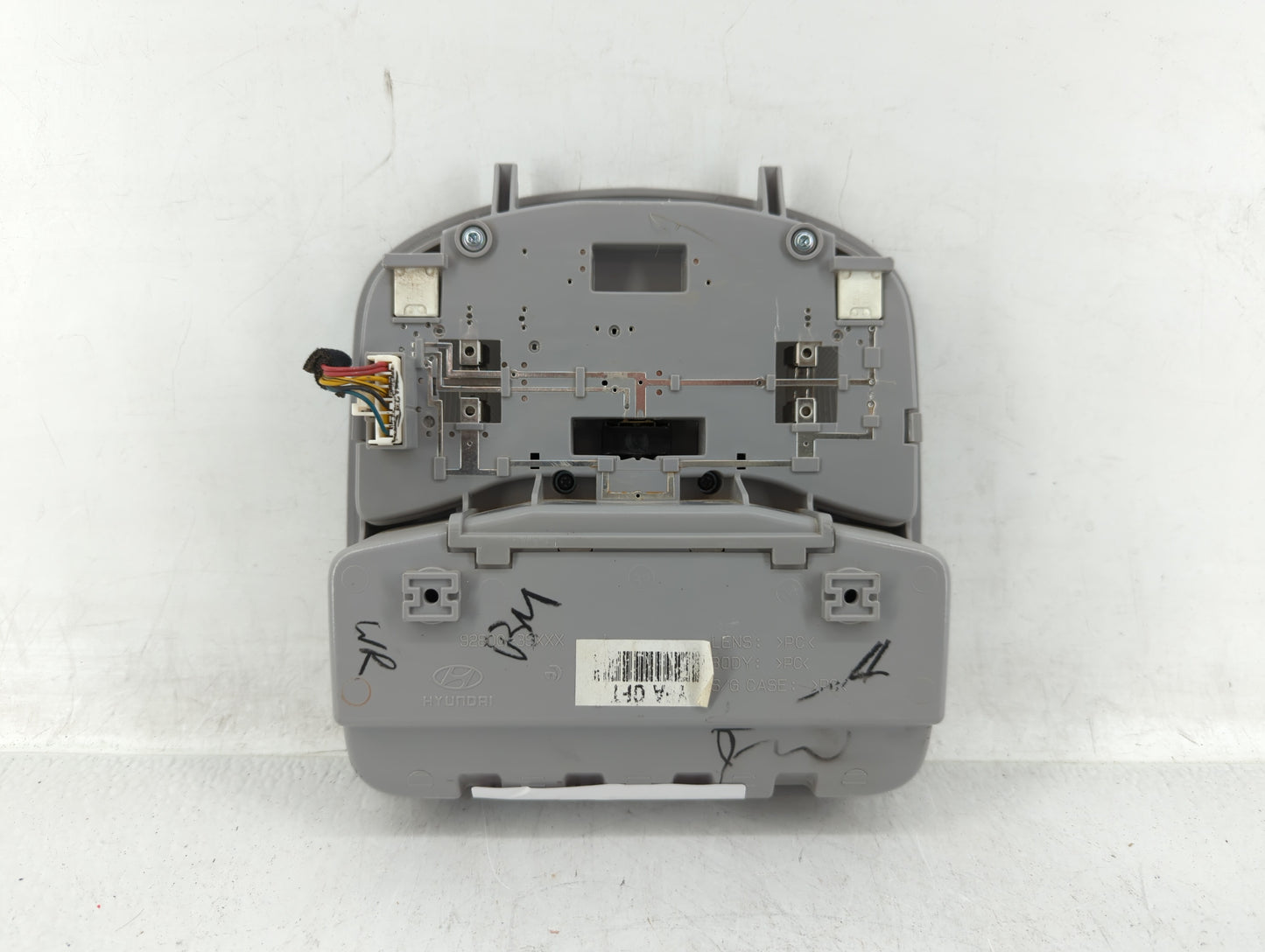 2011-2015 Hyundai Sonata Overhead Roof Console Grey - Oemusedautoparts1.com