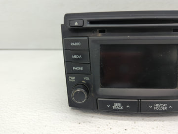 2014-2015 Hyundai Sonata Radio AM FM Cd Player Receiver Replacement P/N:96180-3Q8504X Fits Fits 2014 2015 OEM Used Auto Parts