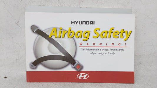 2014 Hyundai Sonata Owners Manual Book Guide OEM Used Auto Parts