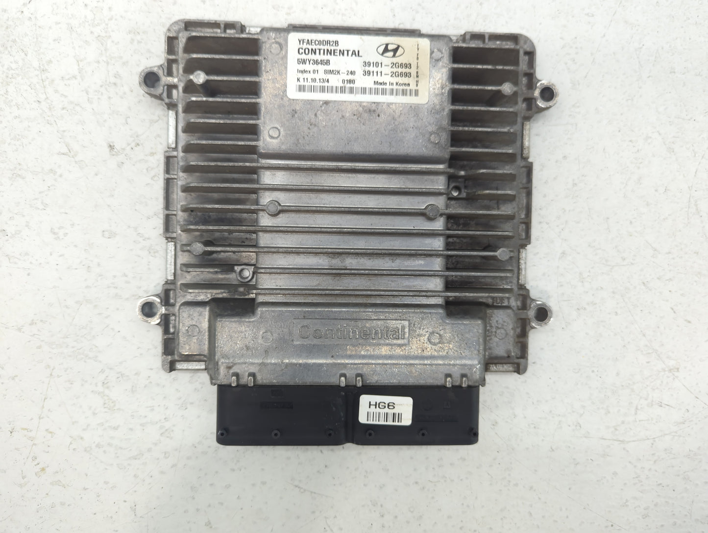 2011-2014 Hyundai Sonata PCM Engine Control Computer ECU ECM PCU OEM P/N:39111-2G693 39101-2G693 Fits Fits 2011 2012 2013 20
