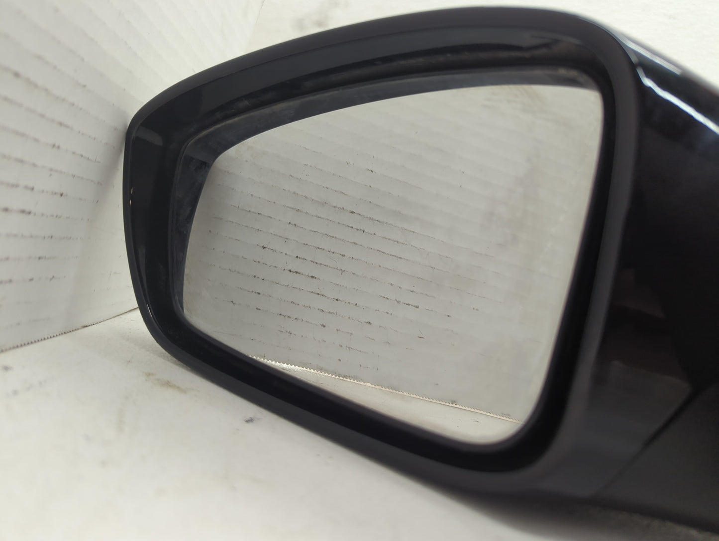 2014-2014 Hyundai Sonata Driver Left Side View Manual Door Mirror Black - Oemusedautoparts1.com