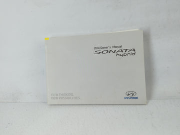 2014 Hyundai Sonata Owners Manual Book Guide P/N:E4R0-EU41C OEM Used Auto Parts