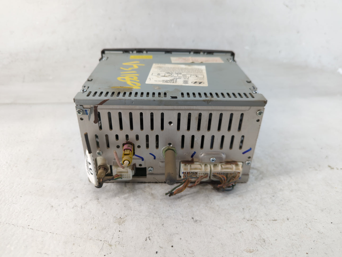 2014-2015 Hyundai Sonata Radio AM FM Cd Player Receiver Replacement P/N:96180-3Q8004X Fits Fits 2014 2015 OEM Used Auto Part