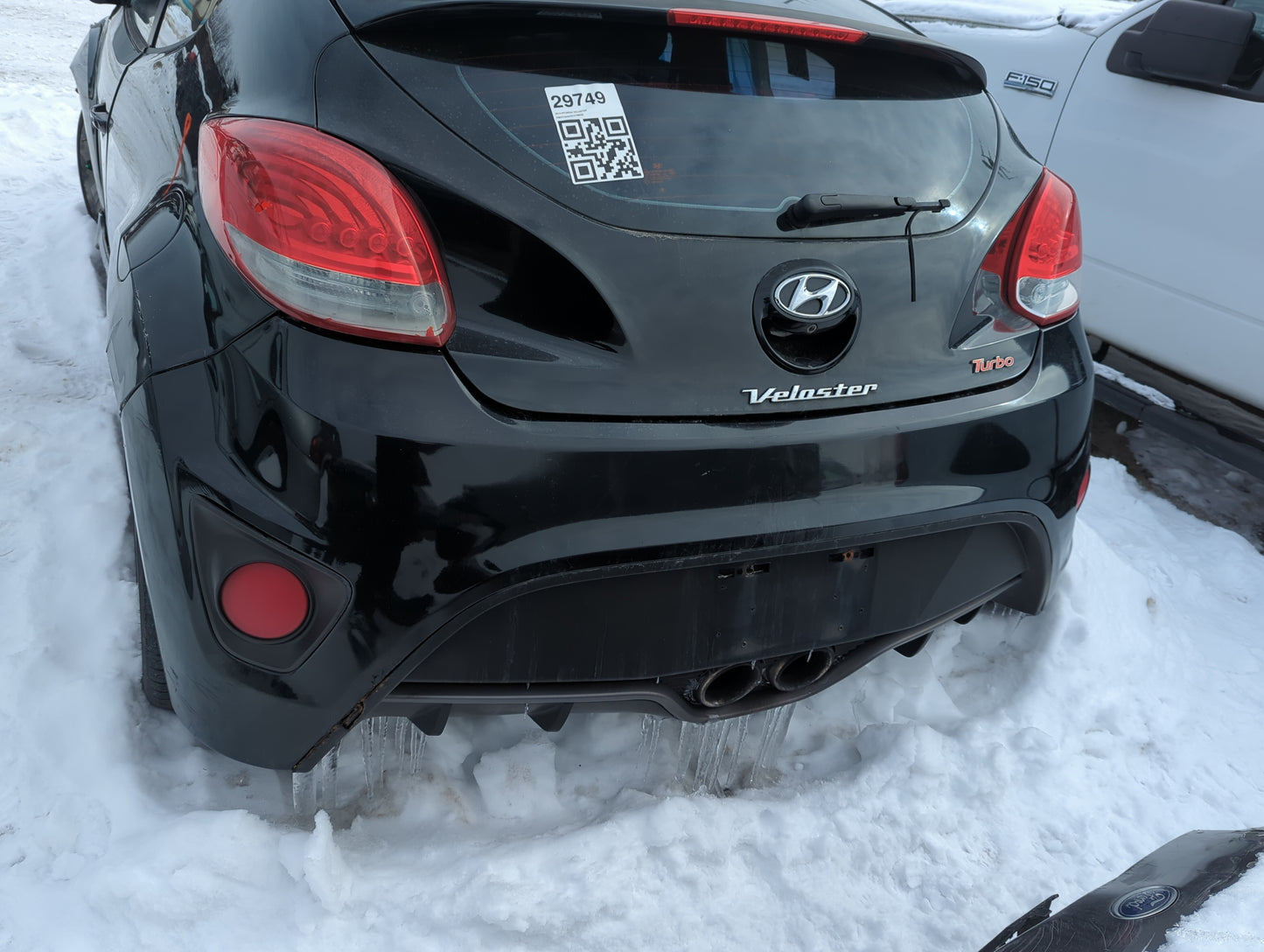 2013-2015 Hyundai Veloster Rear Bumper Assembly Oem - Oemusedautoparts1.com