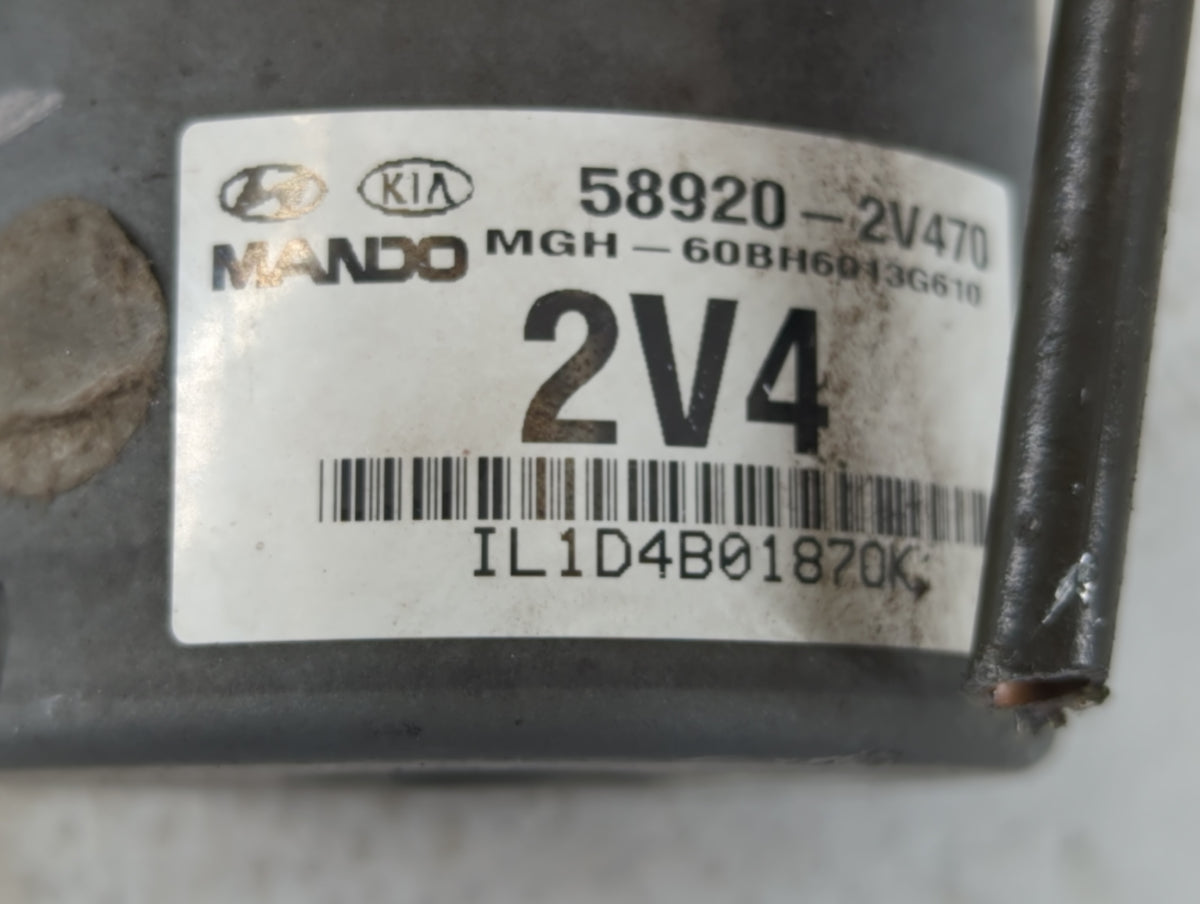 2014 Hyundai Veloster Anti-Lock Brake ABS Pump Module Actuator OEM P/N:58920-2V470 BE6003G606 Fits OEM Used Auto Parts - Oem