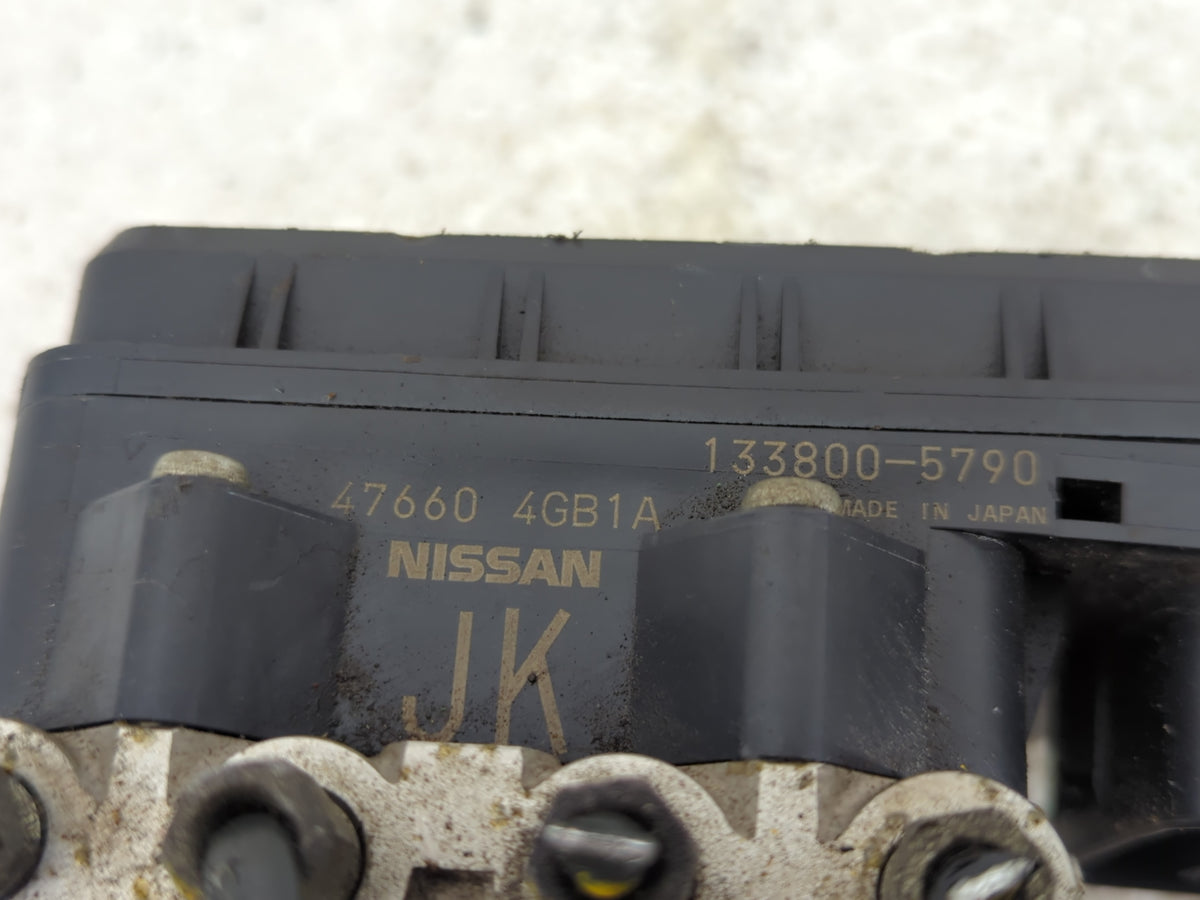2014-2015 Infiniti Q50 Anti-Lock Brake ABS Pump Module Actuator OEM P/N:47660 4GB1A 133800-5790 Fits Fits 2014 2015 OEM Used
