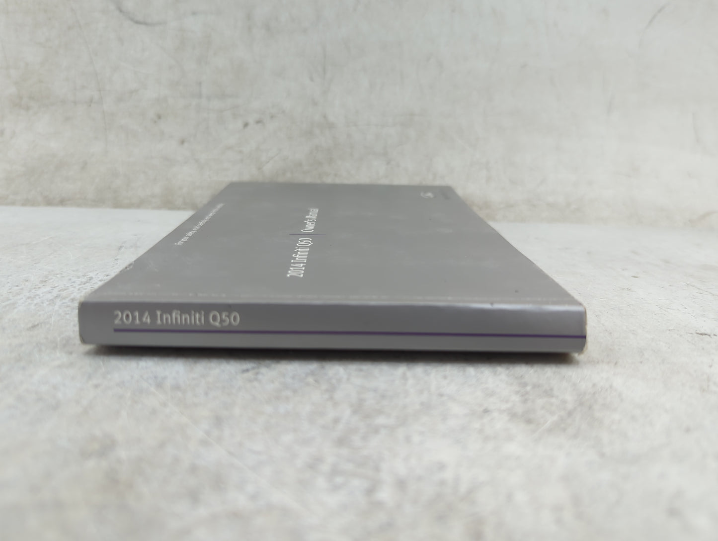 2014 Infiniti Q50 Owners Manual Book Guide P/N:OM14E 0V37U0 OEM Used Auto Parts - Oemusedautoparts1.com