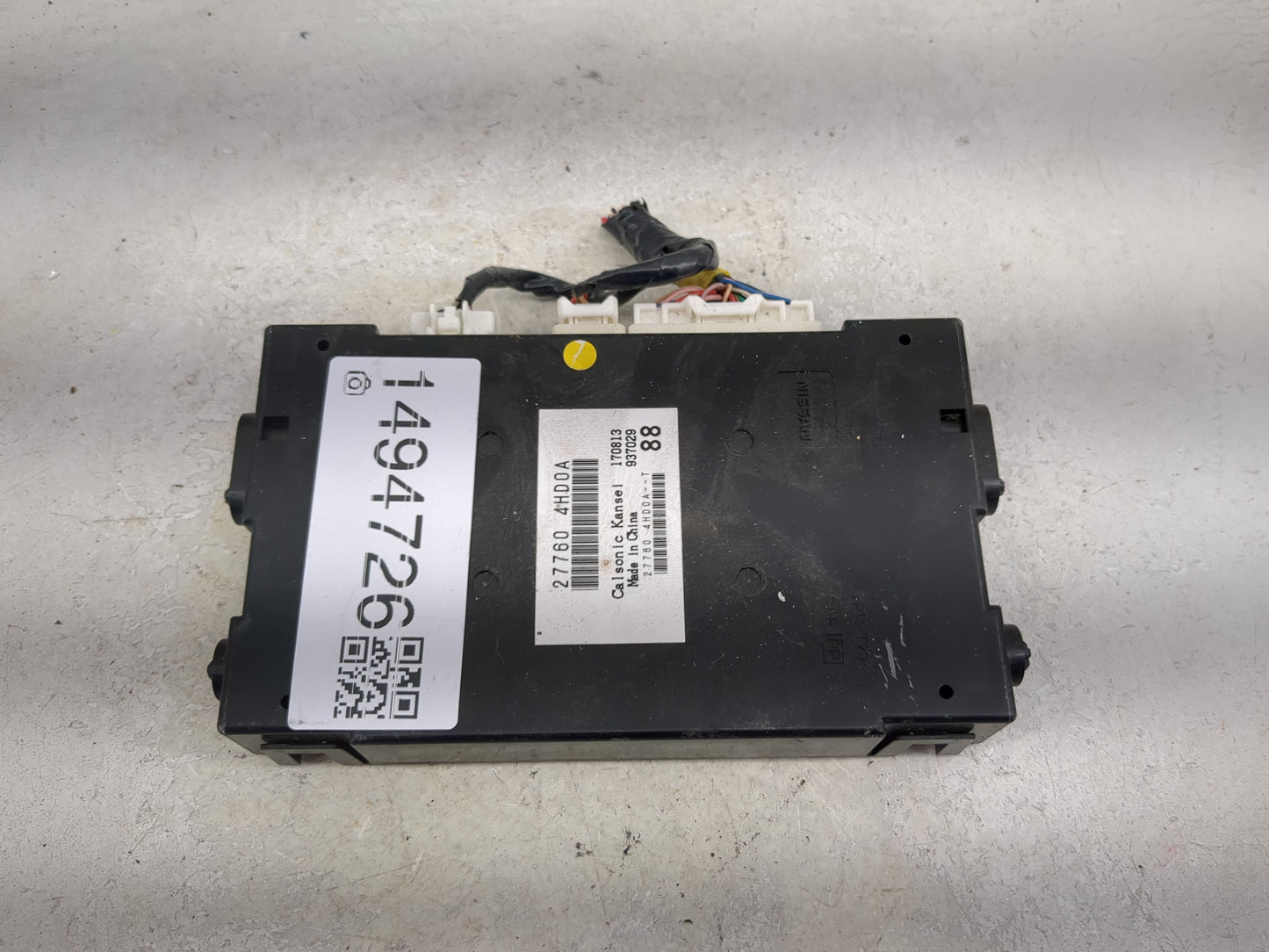 2014 Infiniti Q50 Body Control Module Bcm 27760 4hd0a|27760 4hd0a--t - Oemusedautoparts1.com