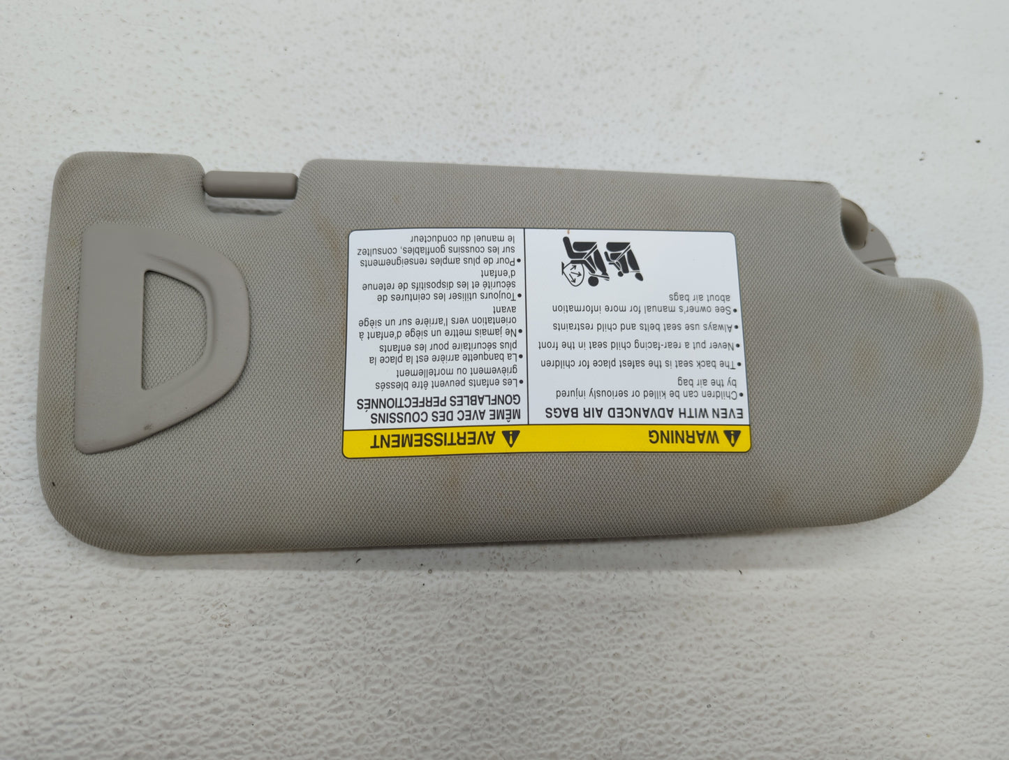 2014-2018 Infiniti Q50 Sun Visor Shade Replacement Driver Left Mirror Fits Fits 2014 2015 2016 2017 2018 OEM Used Auto Parts