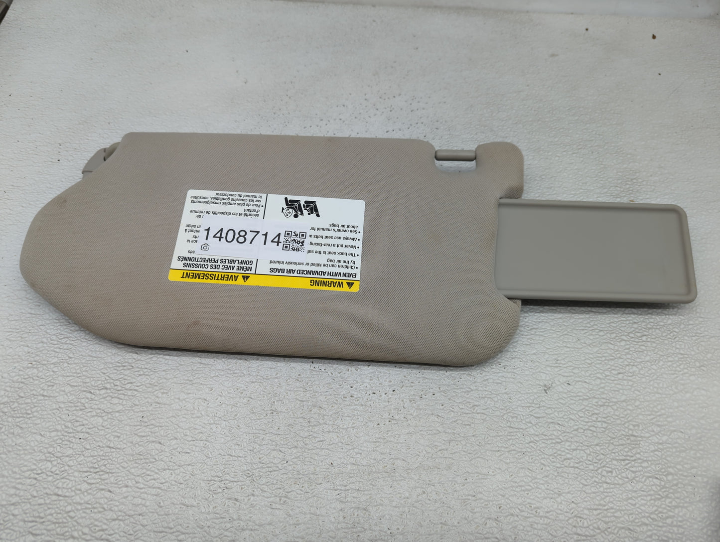 2014-2019 Infiniti Qx60 Sun Visor Shade Replacement Passenger Right Mirror Fits Fits 2013 2014 2015 2016 2017 2018 2019 OEM