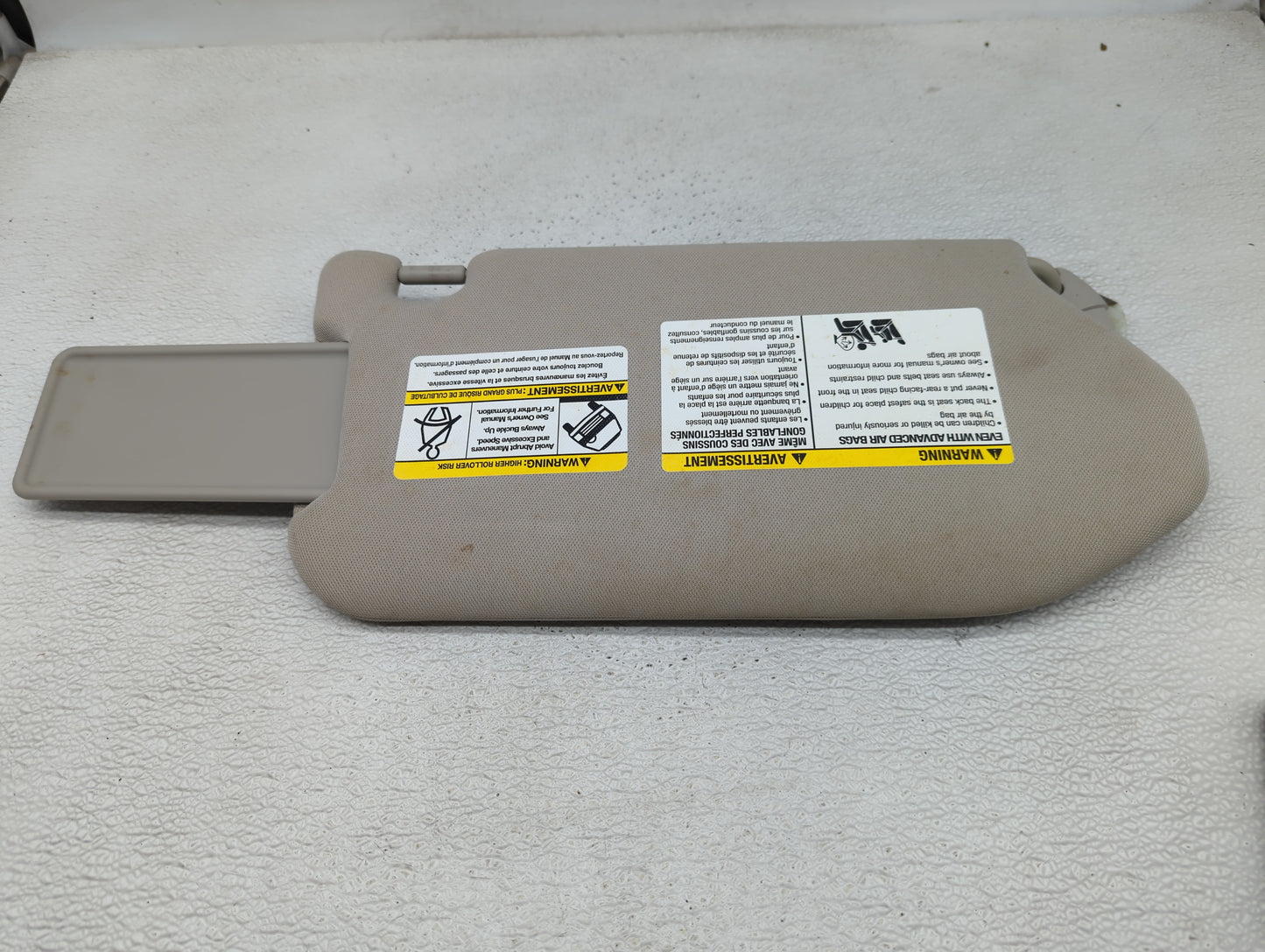 2014-2019 Infiniti Qx60 Sun Visor Shade Replacement Driver Left Mirror Fits Fits 2013 2014 2015 2016 2017 2018 2019 OEM Used