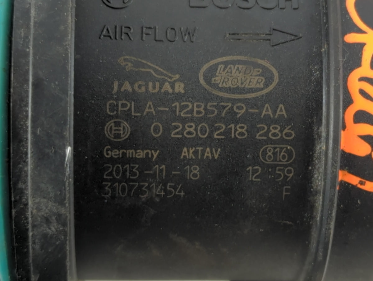 2013-2019 Jaguar Xj Mass Air Flow Meter Maf Sensor 733105 - Oemusedautoparts1.com
