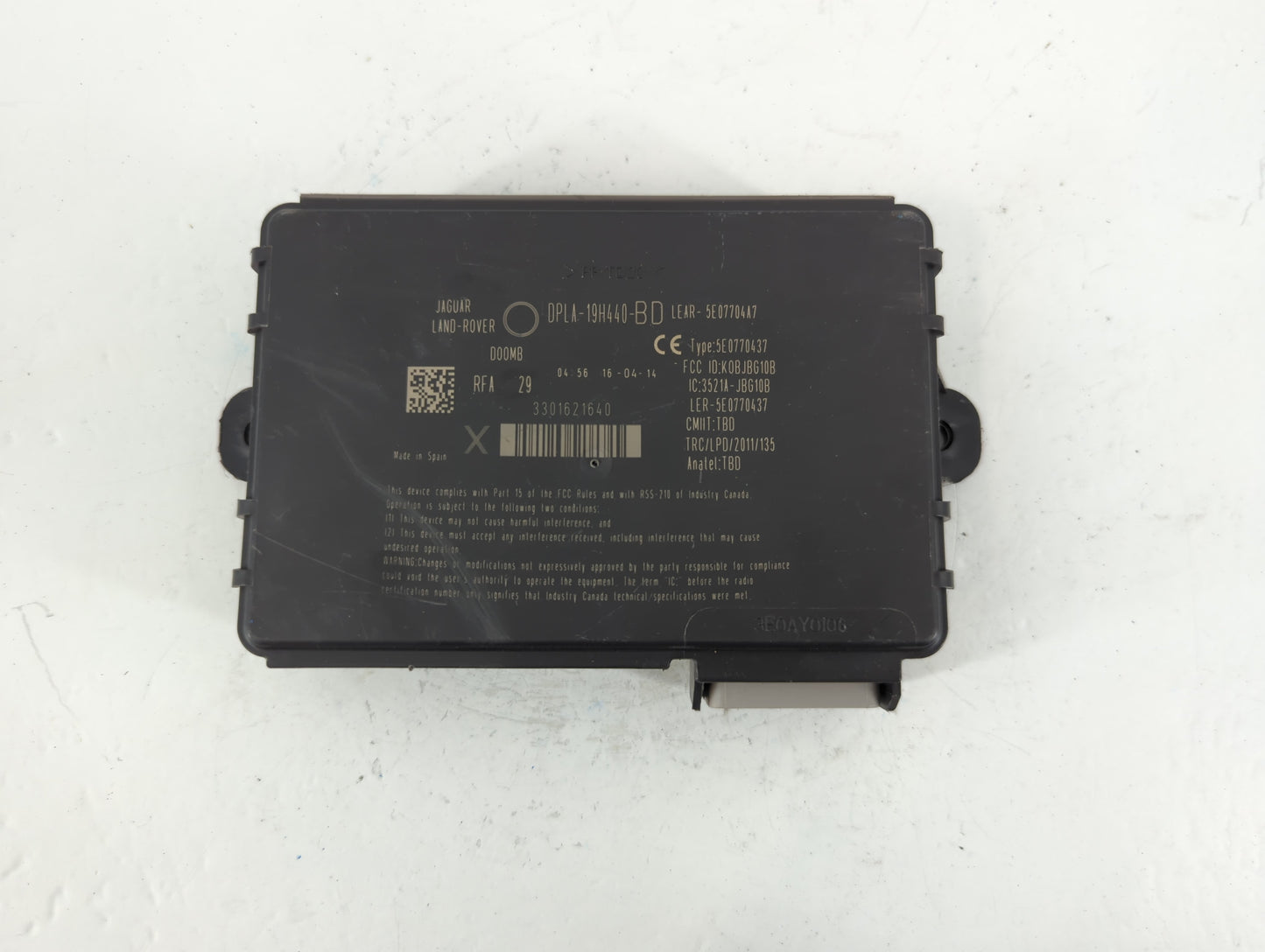 2010-2019 Jaguar Xj Body Control Module Bcm Inner Cabin Fuse Box - Oemusedautoparts1.com