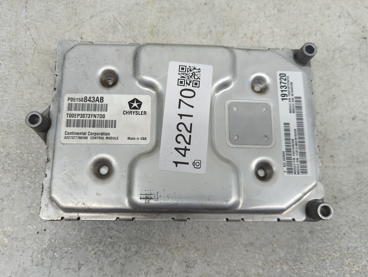 2014 Jeep Cherok PCM Engine Control Computer ECU ECM PCU OEM P/N:P05150843AB P68103804AK, T00EP3073YN7D0, A2C7377760200 Fits