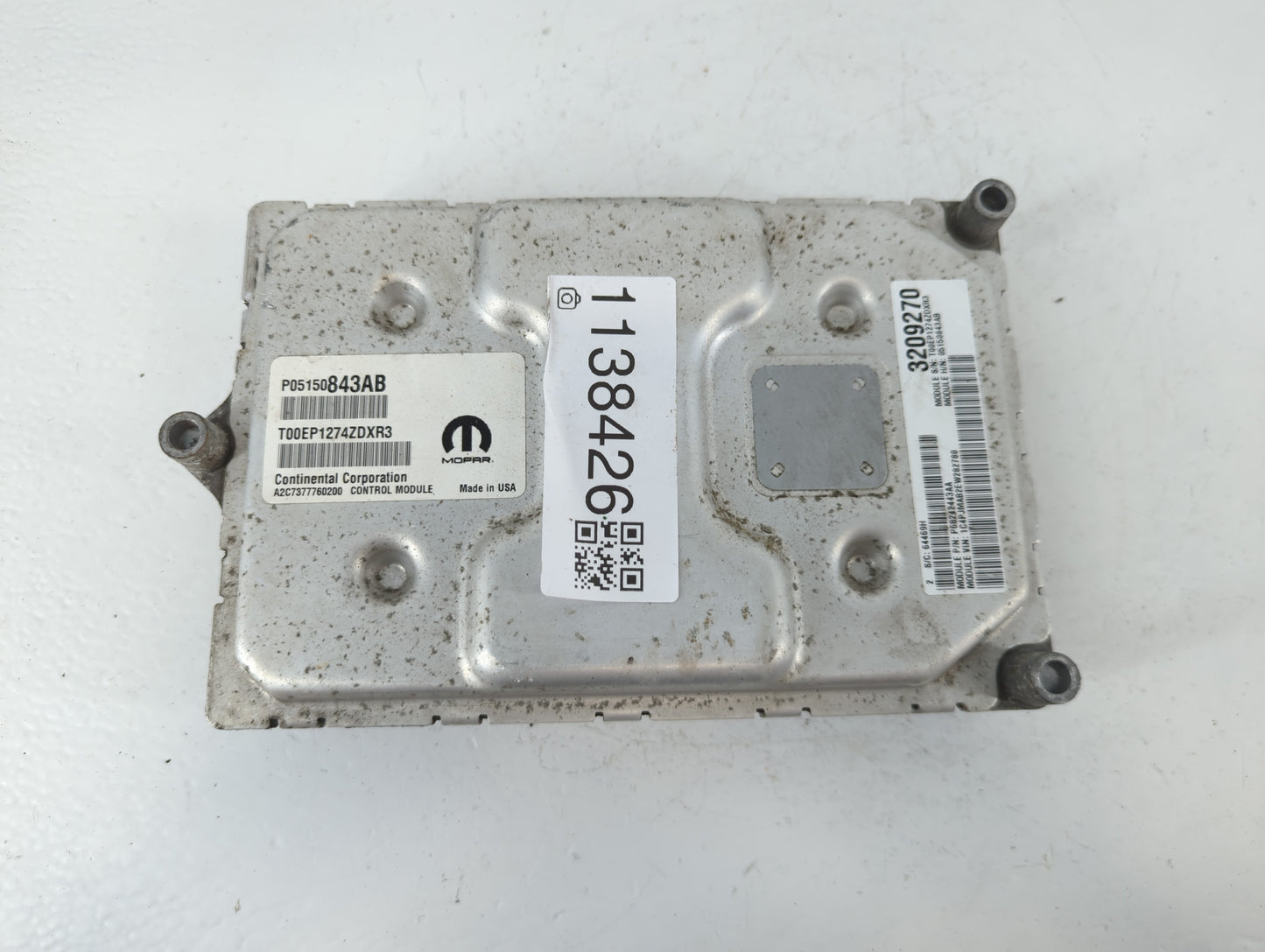 2014 Jeep Cherokee PCM Engine Control Computer ECU ECM PCU OEM P/N:P05150843AB Fits OEM Used Auto Parts - Oemusedautoparts1.