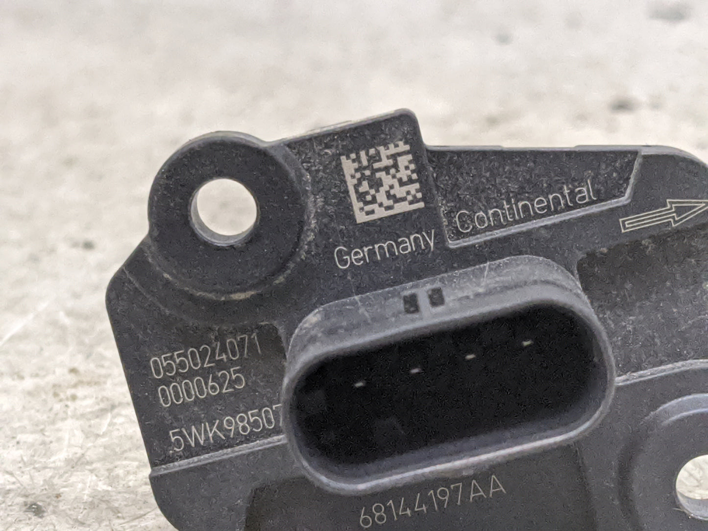 2014-2018 Jeep Cherokee Mass Air Flow Meter Maf 1486012 - Oemusedautoparts1.com