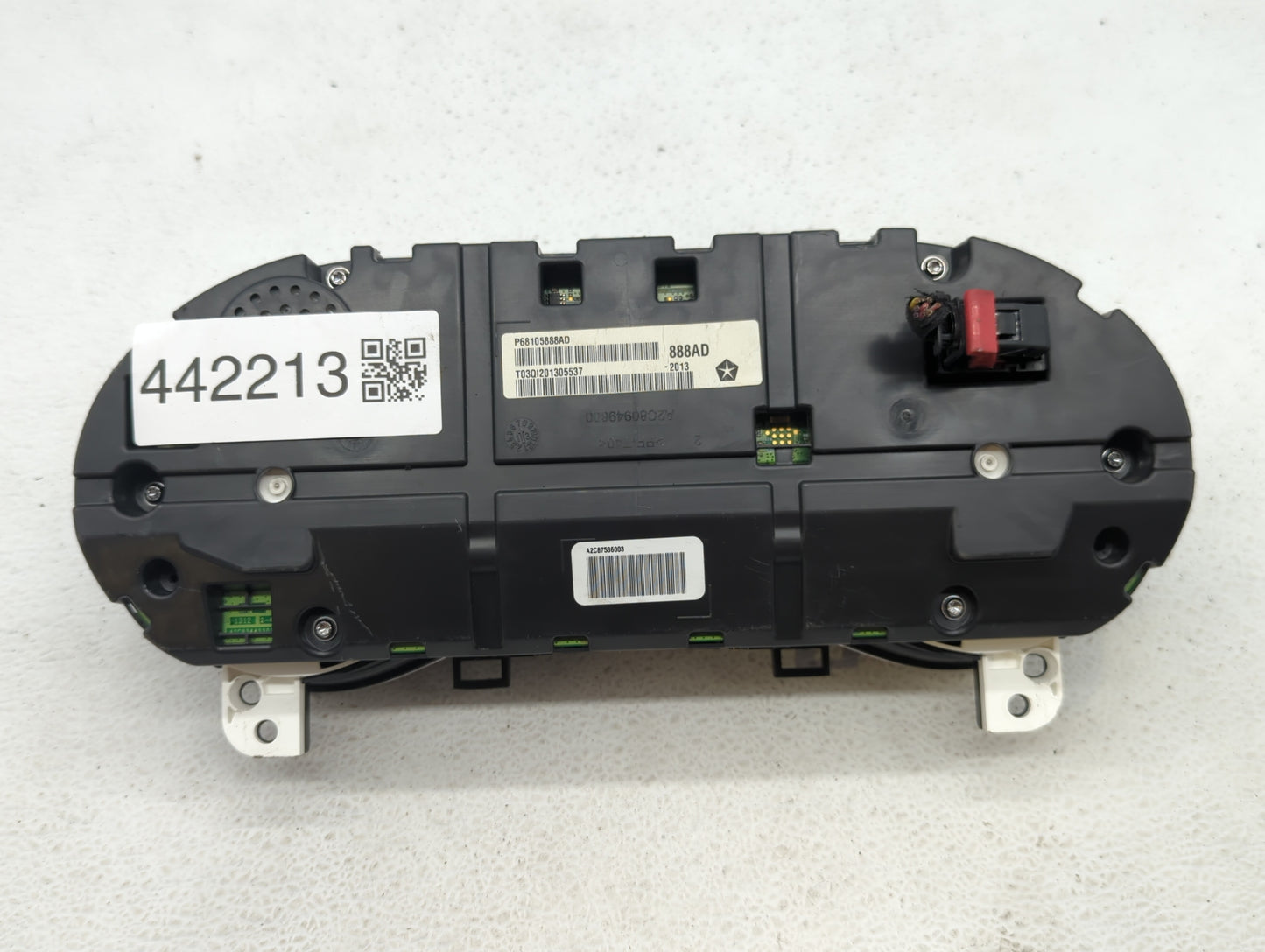 2014 Jeep Cherokee Instrument Cluster Speedometer Gauges P/N:P68105888AD P68105889AH, P68105888AH Fits OEM Used Auto Parts -