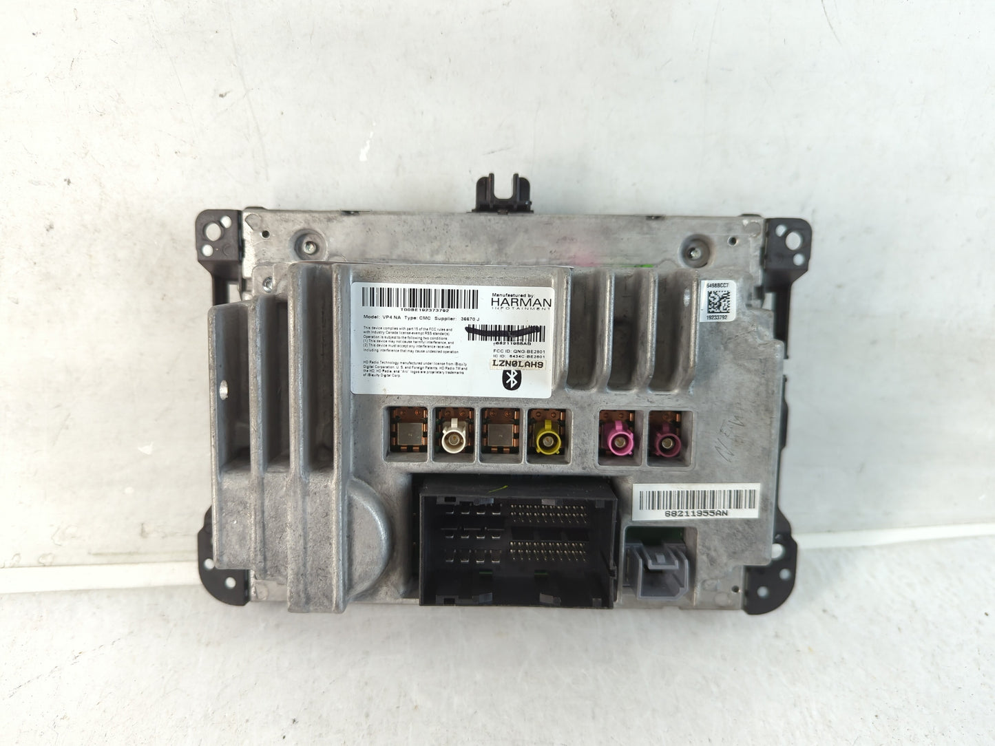 2014 Jeep Cherokee Radio AM FM Cd Player Receiver Replacement P/N:68211955AD Fits OEM Used Auto Parts - Oemusedautoparts1.co