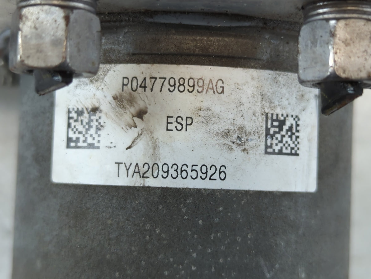 2014 Jeep Cherokee Anti-Lock Brake ABS Pump Module Actuator OEM P/N:P04779899AG Fits OEM Used Auto Parts - Oemusedautoparts1