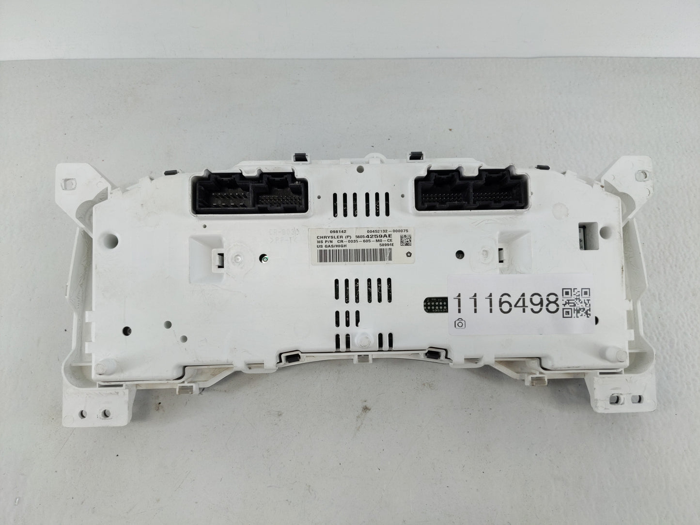 2014 Jeep Compass Instrument Cluster Speedometer Gauges P/N:56054259AE Fits OEM Used Auto Parts - Oemusedautoparts1.com