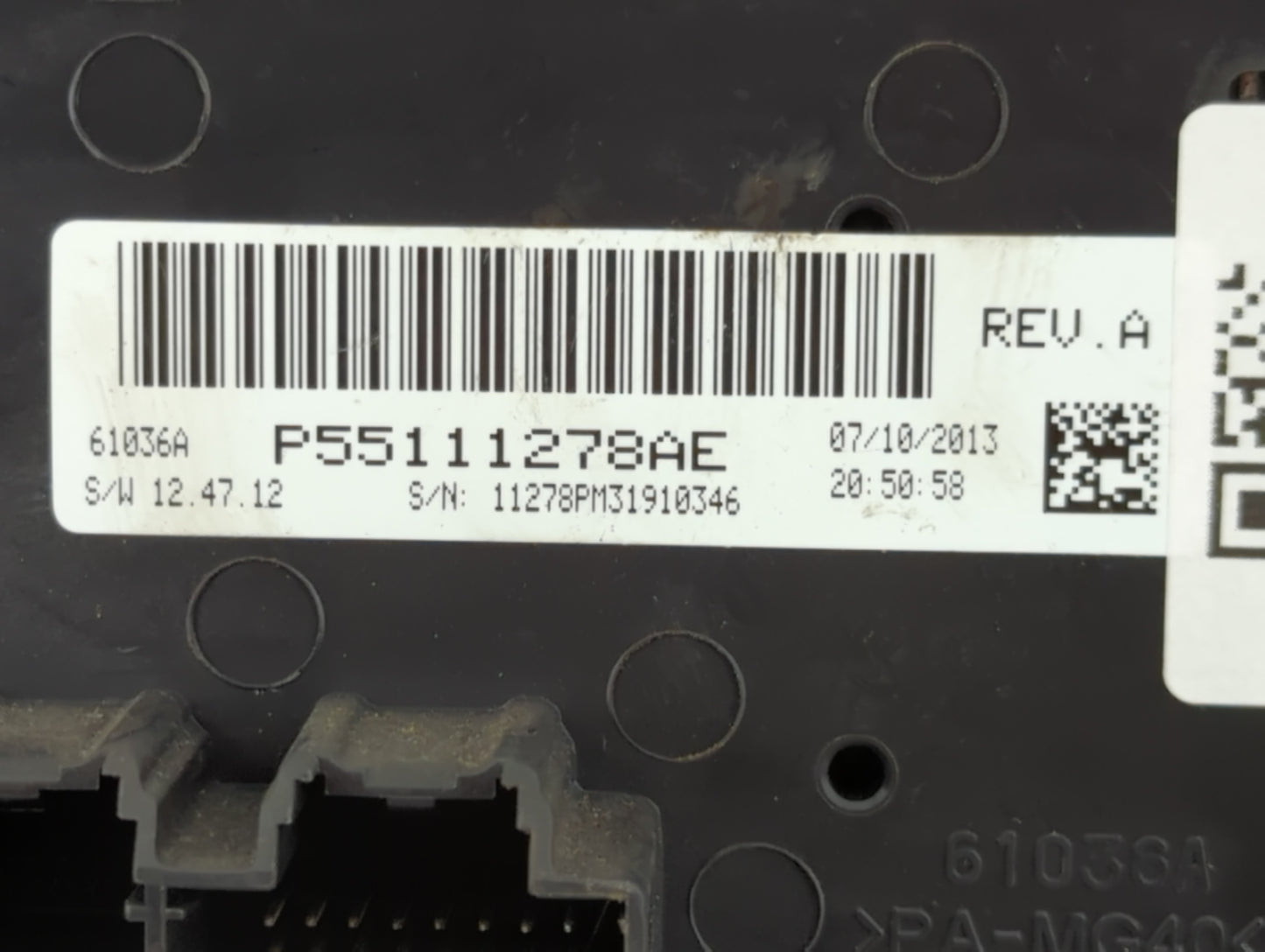 2014 Jeep Compass Climate Control Module Temperature AC/Heater Replacement P/N:P55111278AE Fits Fits 2011 2012 2013 2015 201