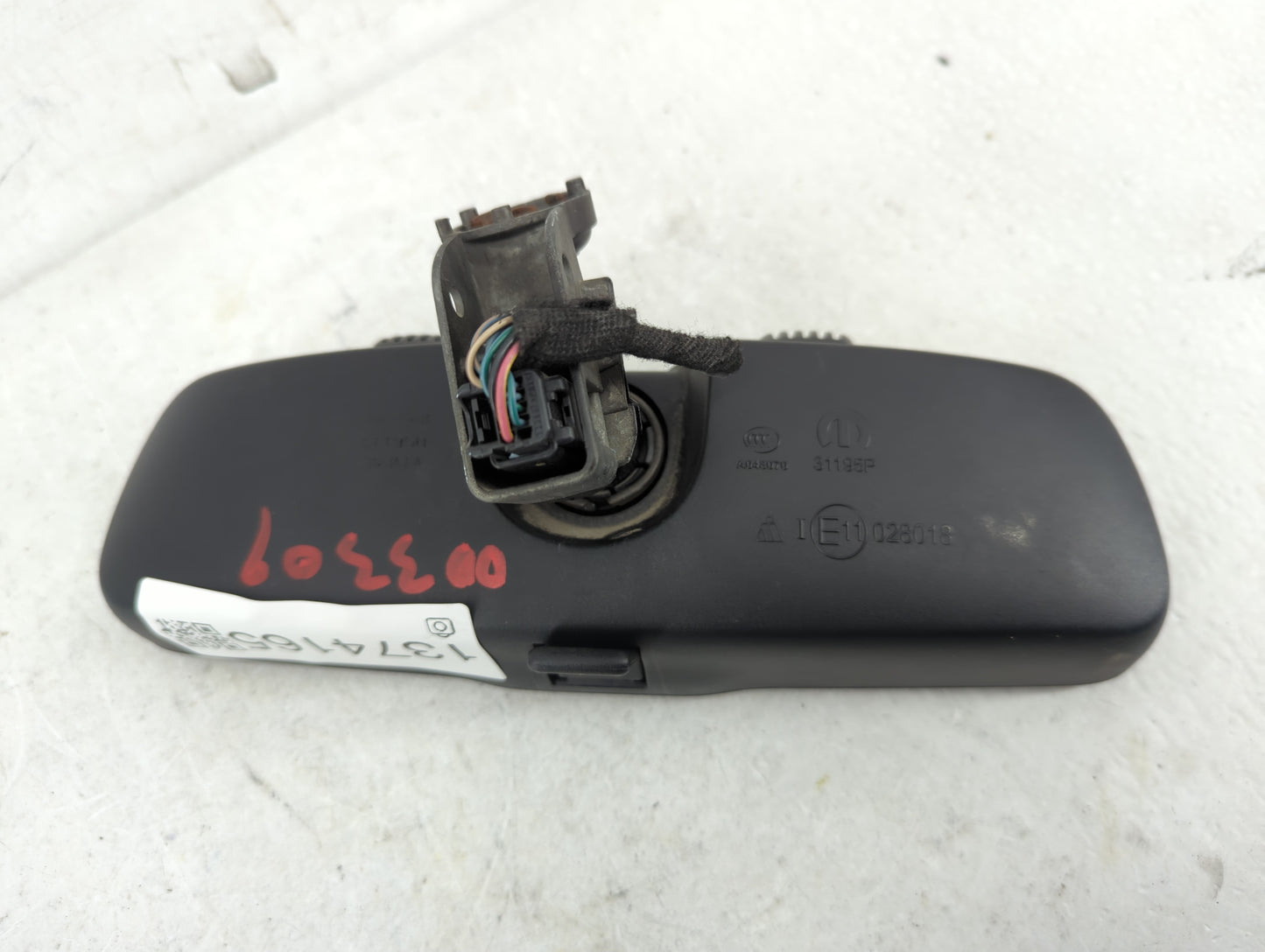 2014-2016 Jeep Grand Cherokee Interior Rear View Mirror Replacement OEM P/N:E11028018 Fits Fits 2014 2015 2016 OEM Used Auto