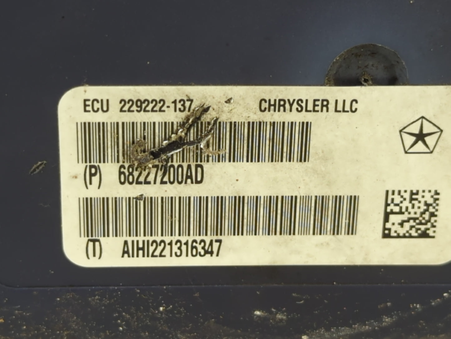 2013-2014 Jeep Grand Cherokee ABS Pump Control Module Replacement P/N:68227200AD Fits Fits 2013 2014 OEM Used Auto Parts - O
