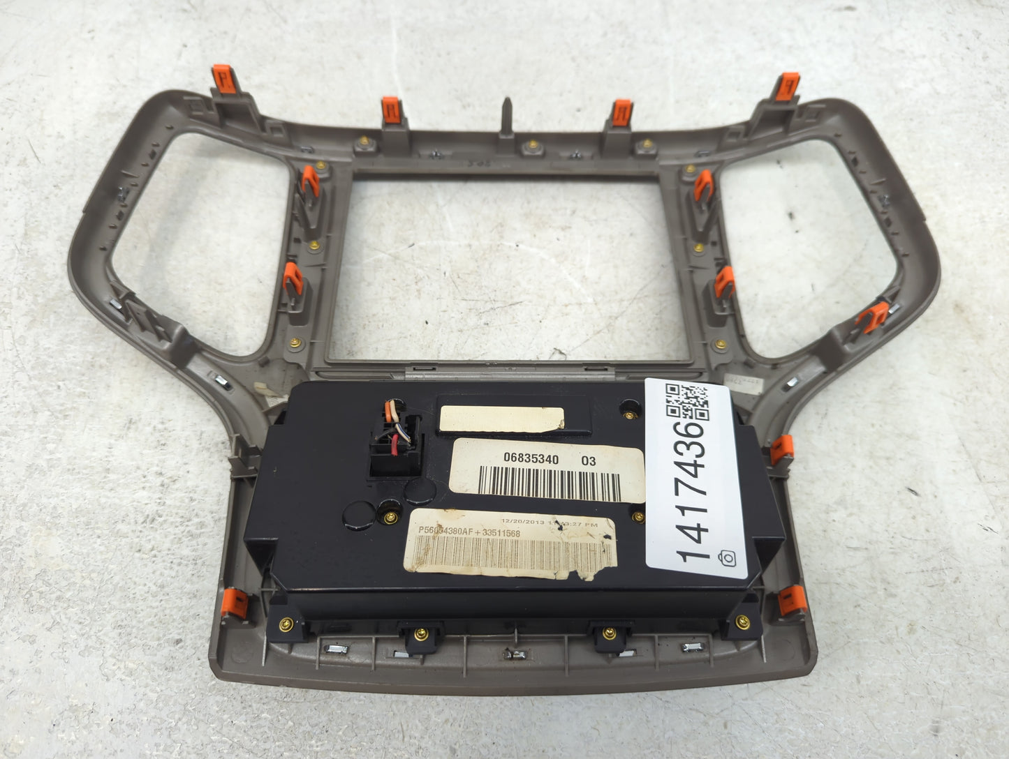 2014-2015 Jeep Grand Cherokee Climate Control Module Temperature AC/Heater Replacement P/N:P56054380AF Fits Fits 2014 2015 O