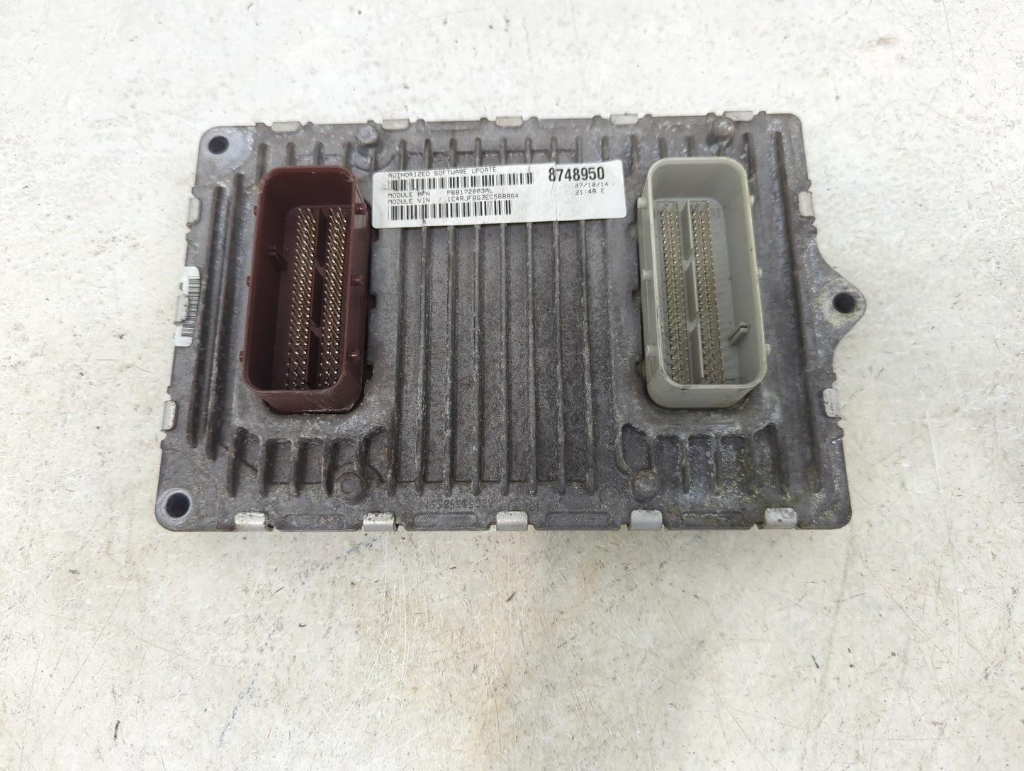 2014 Jeep Grand Cherokee PCM Engine Control Computer ECU ECM PCU OEM P/N:P05150790AC P68172003AL Fits OEM Used Auto Parts -