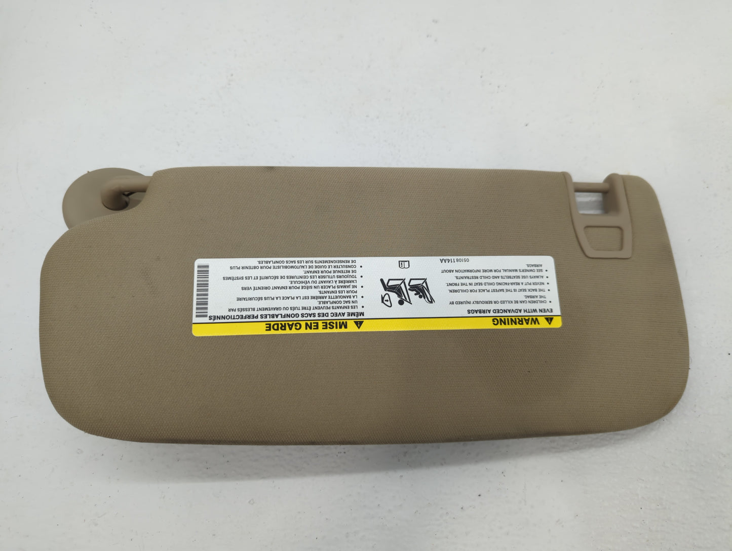 2014-2022 Jeep Grand Cherokee Sun Visor Shade Replacement Passenger Right Mirror Fits OEM Used Auto Parts - Oemusedautoparts