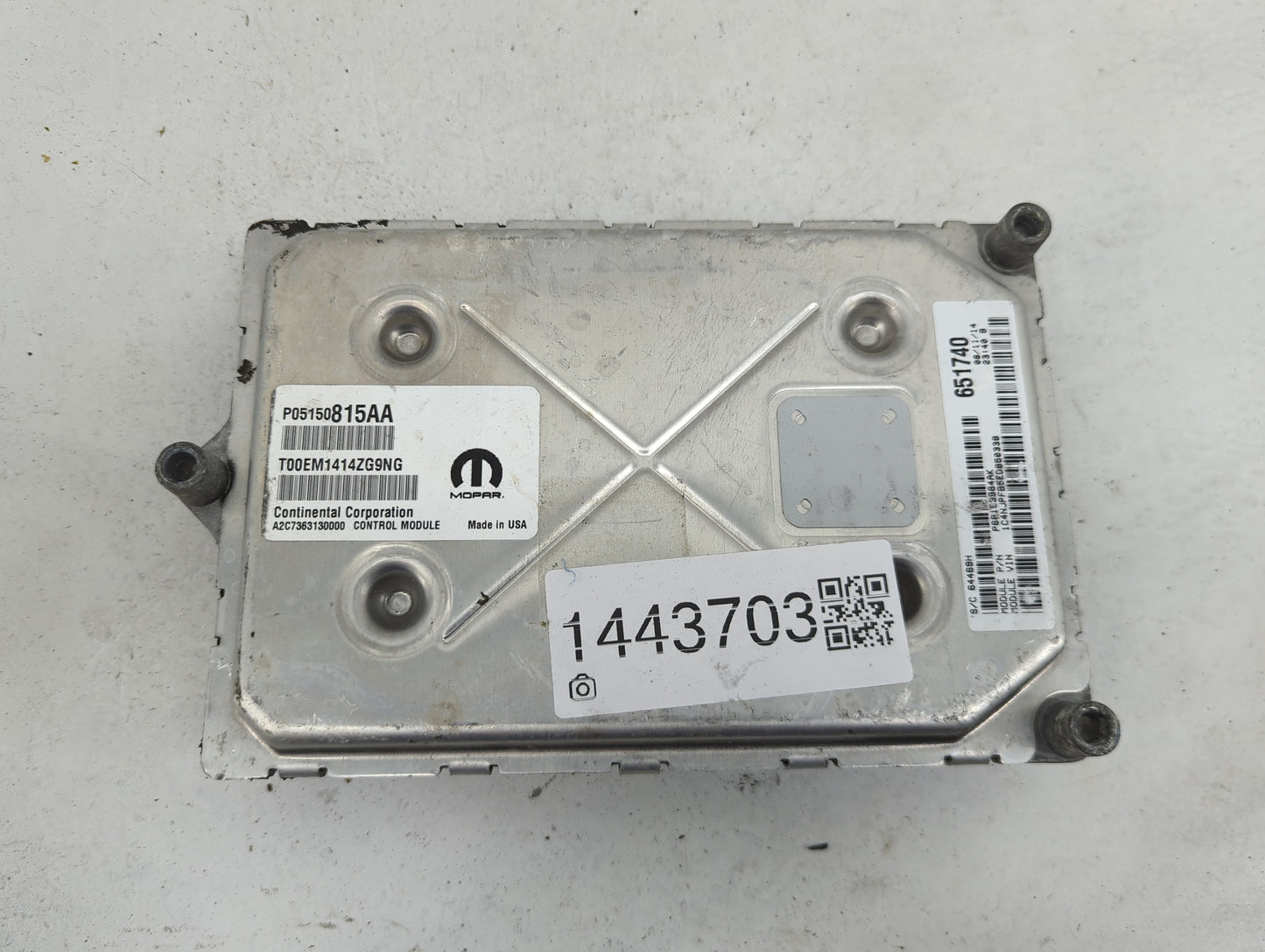 2013-2017 Jeep Patriot PCM Engine Control Computer ECU ECM PCU OEM P/N:P68153984AK P05150815AA Fits Fits 2013 2014 2015 2016