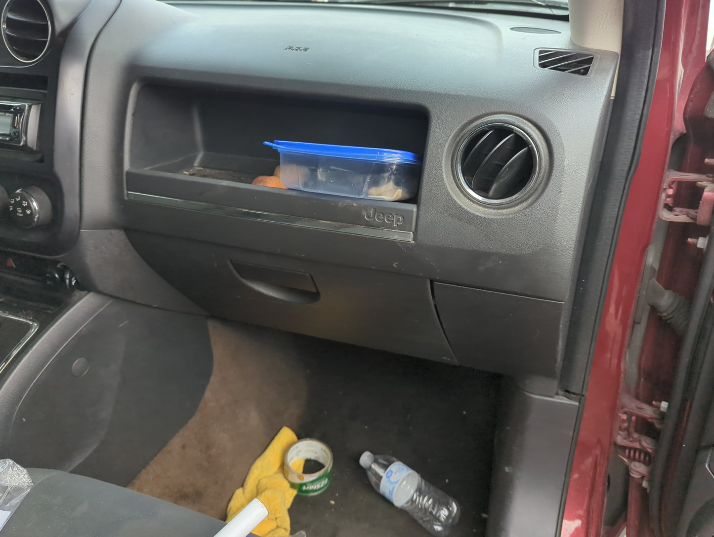 2014 Jeep Patriot Passenger Glove Box Door Storage Compartment - Oemusedautoparts1.com