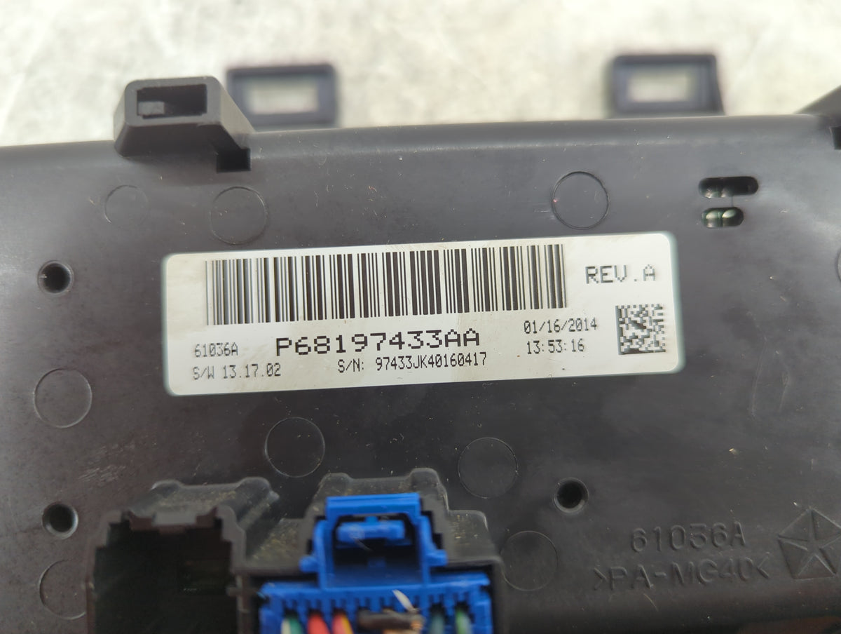 2014-2018 Jeep Wrangler Climate Control Module Temperature AC/Heater Replacement P/N:P68197433AA P68054078AA Fits OEM Used A