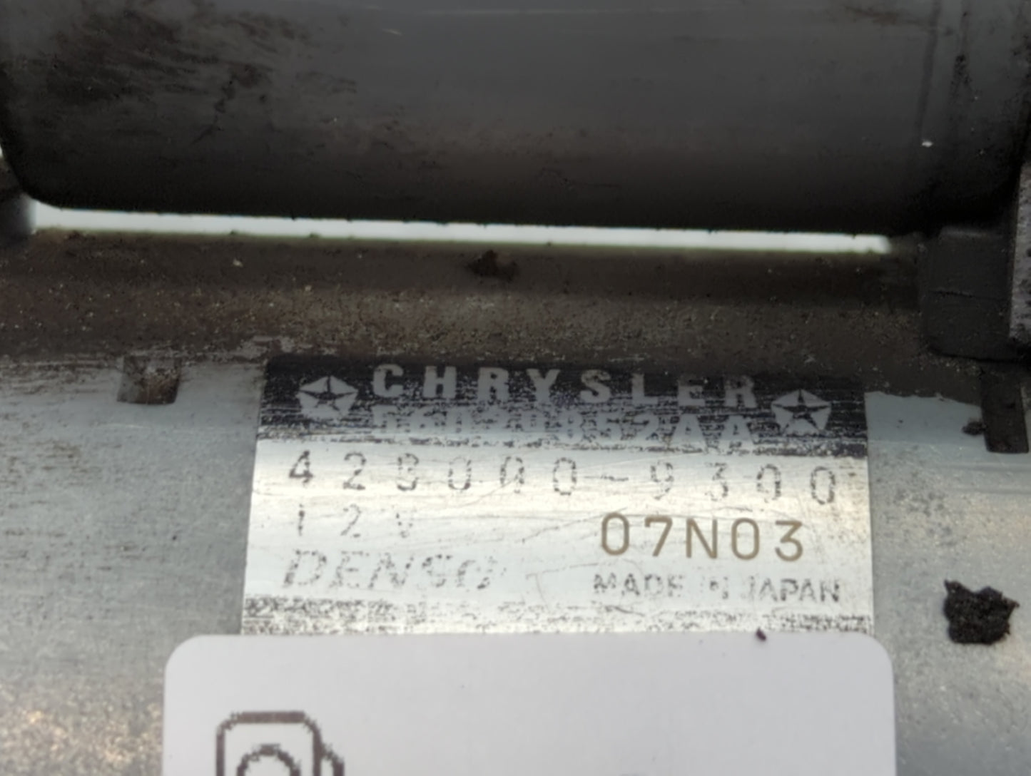 2012-2022 Jeep Wrangler Car Starter Motor Solenoid OEM P/N:56029852AA 428000-9300 Fits OEM Used Auto Parts - Oemusedautopart