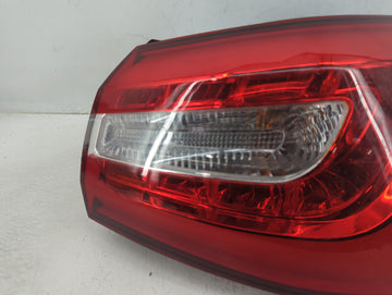 2014-2016 Kia Cadenza Tail Light Assembly Driver Left OEM Fits Fits 2014 2015 2016 OEM Used Auto Parts
