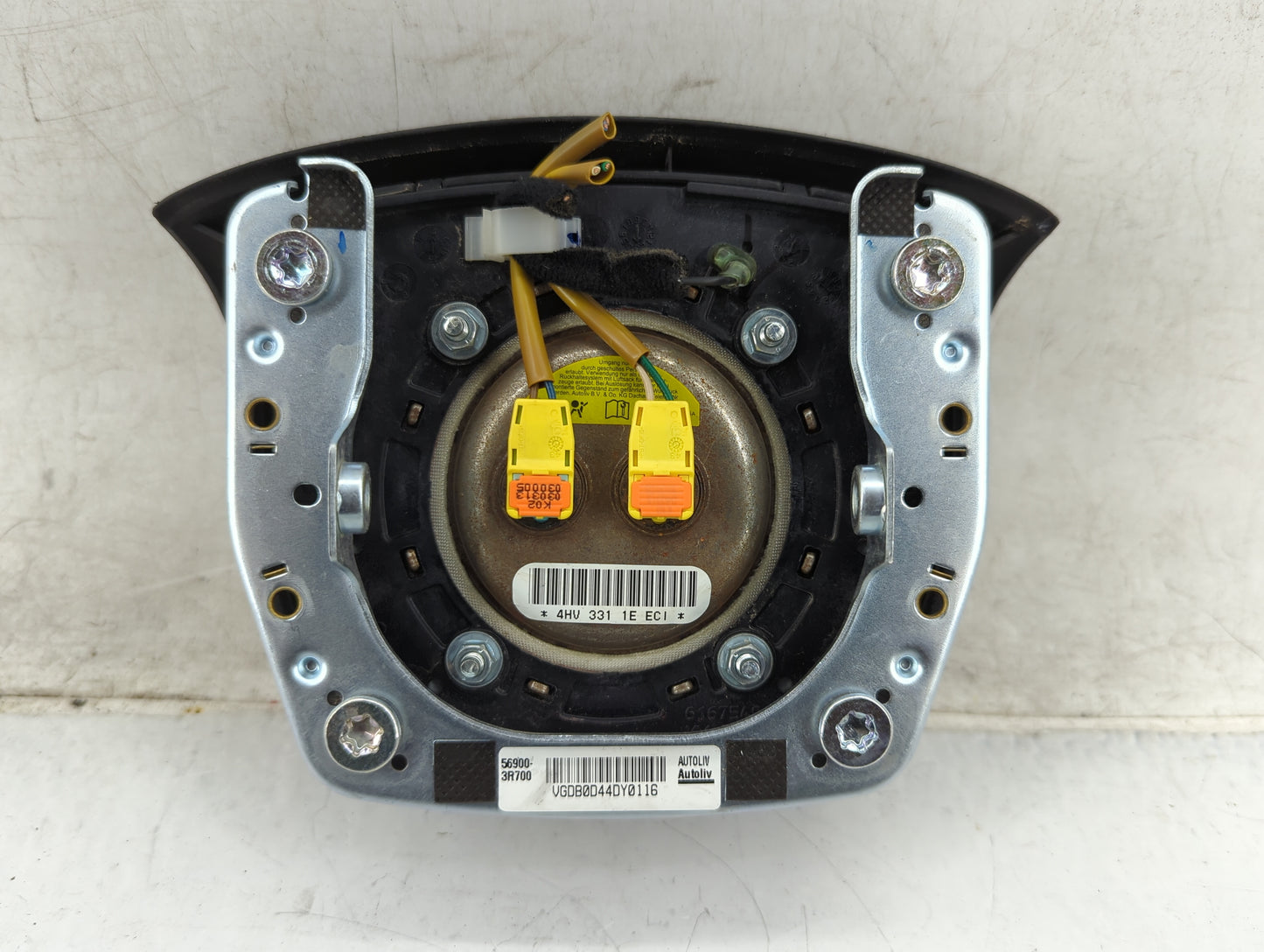 2014-2016 Kia Cadenza Air Bag Driver Left Steering Wheel Mounted P/N:56900-3R700 Fits Fits 2014 2015 2016 OEM Used Auto Part