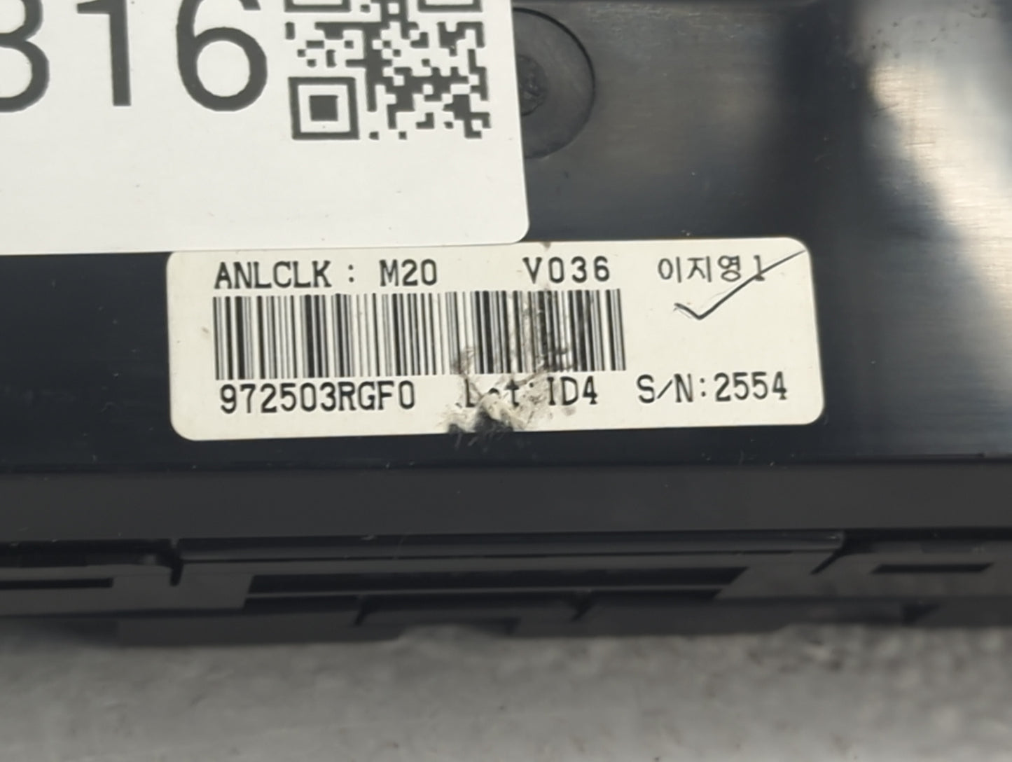 2014-2016 Kia Cadenza Climate Control Module Temperature AC/Heater Replacement P/N:972503RGF0 Fits Fits 2014 2015 2016 OEM U