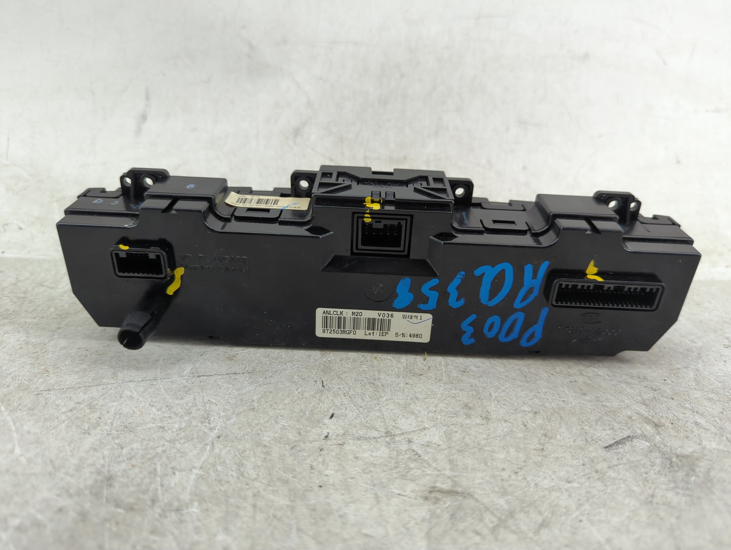 2014-2016 Kia Cadenza Climate Control Module Temperature AC/Heater Replacement P/N:972503RGF0 Fits Fits 2014 2015 2016 OEM U