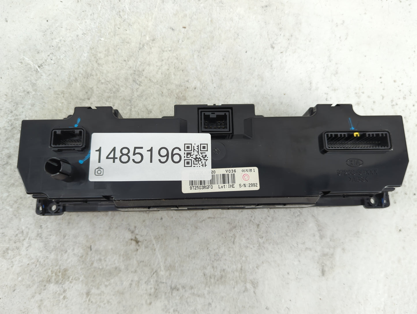 2014-2016 Kia Cadenza Climate Control Module Temperature AC/Heater Replacement P/N:972503RGF0 Fits Fits 2014 2015 2016 OEM U