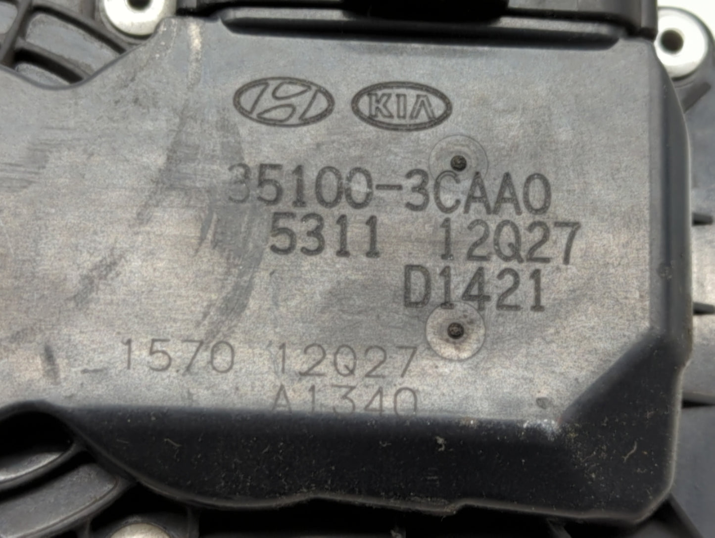 2014-2016 Kia Cadenza Throttle Body P/N:5312 7S14 5310 4P18, 35100-3CAA0 Fits Fits 2012 2013 2014 2015 2016 2017 2018 OEM Us