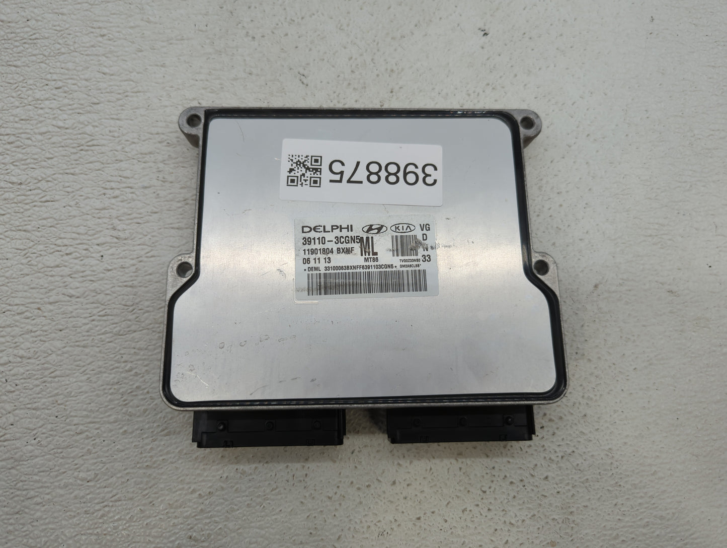 2014-2016 Kia Cadenza PCM Engine Control Computer ECU ECM PCU OEM P/N:39111-3CGN1 39110-3CGN5 Fits Fits 2014 2015 2016 OEM U