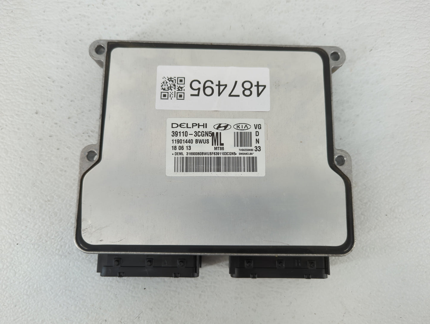 2014-2016 Kia Cadenza PCM Engine Control Computer ECU ECM PCU OEM P/N:39110-3CGN5 39110-3CGN9 Fits Fits 2014 2015 2016 OEM U