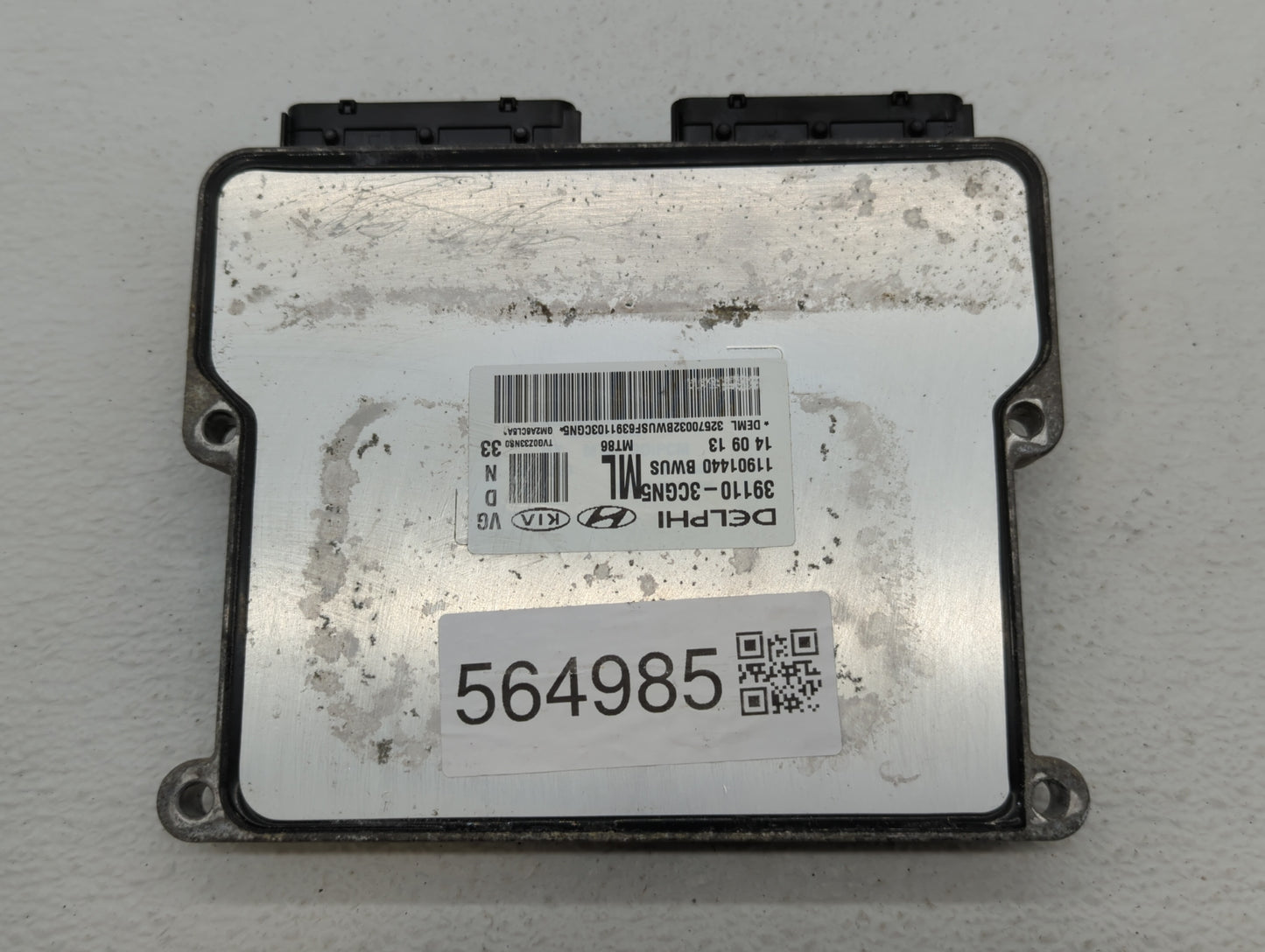 2014-2016 Kia Cadenza PCM Engine Control Computer ECU ECM PCU OEM P/N:39110-3CGN5 Fits Fits 2014 2015 2016 OEM Used Auto Par