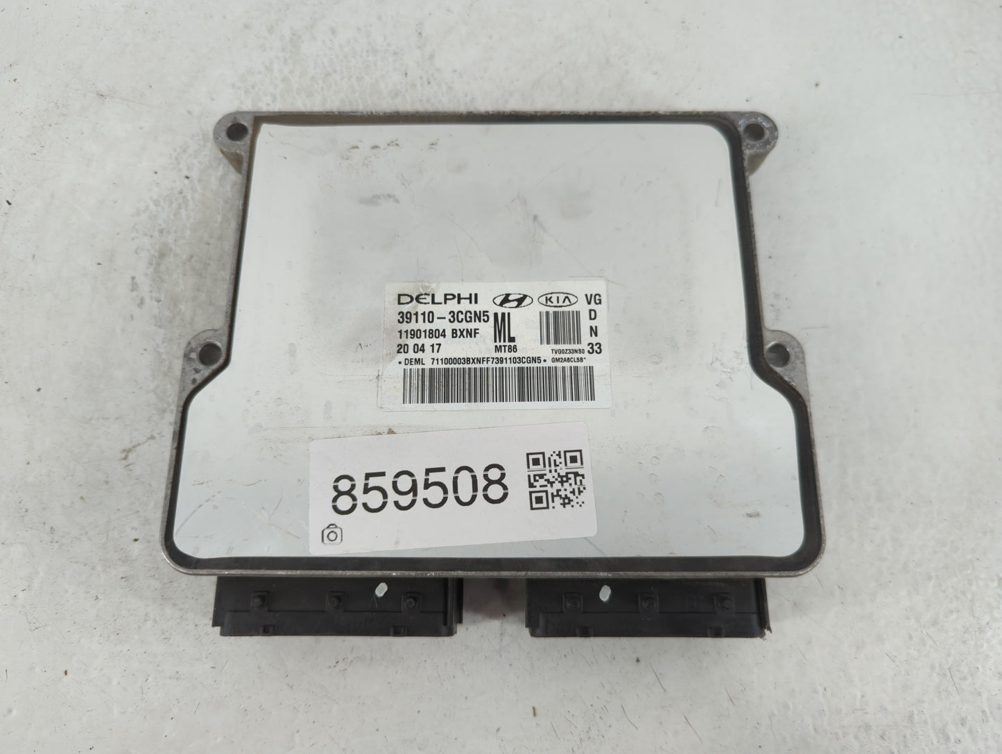 2014-2016 Kia Cadenza PCM Engine Control Computer ECU ECM PCU OEM P/N:39110-3CGN5 Fits Fits 2014 2015 2016 OEM Used Auto Par