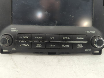 2014-2016 Kia Forte Radio AM FM Cd Player Receiver Replacement P/N:96560-A7101WK Fits Fits 2014 2015 2016 OEM Used Auto Parts